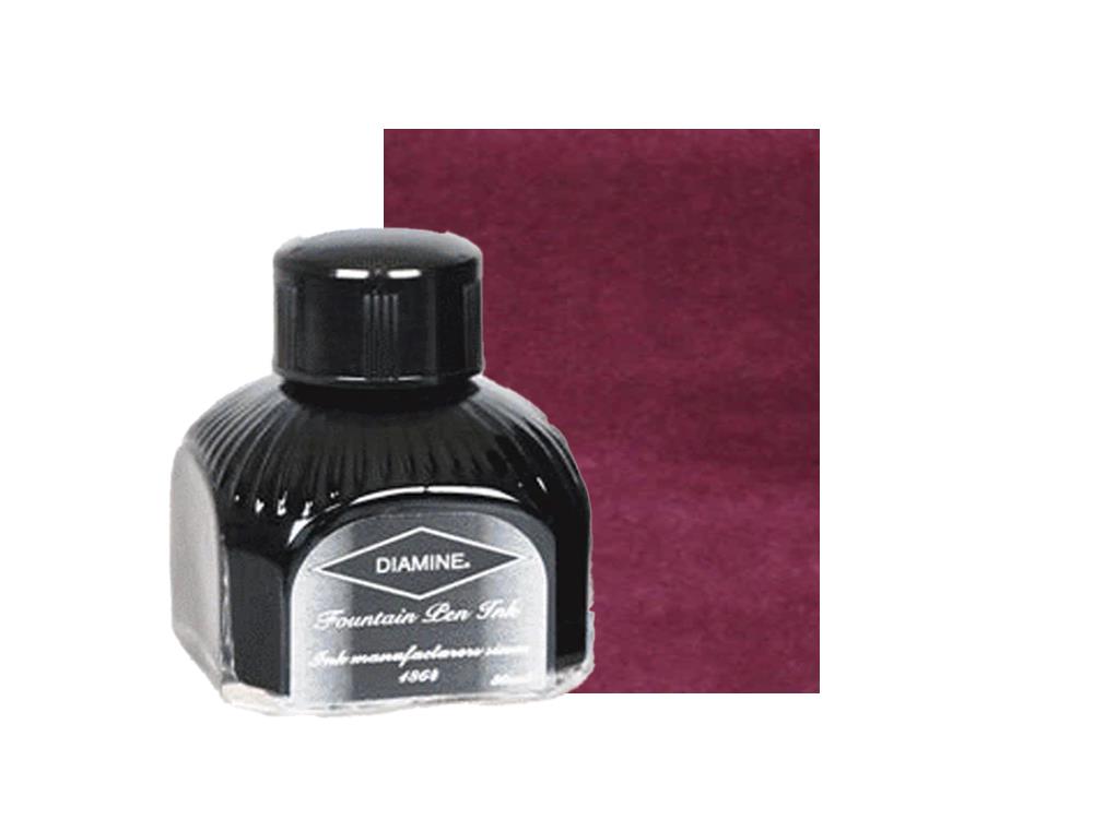 Diamine Ink Bottle Merlot, 80ml, Italyan crystal bottle