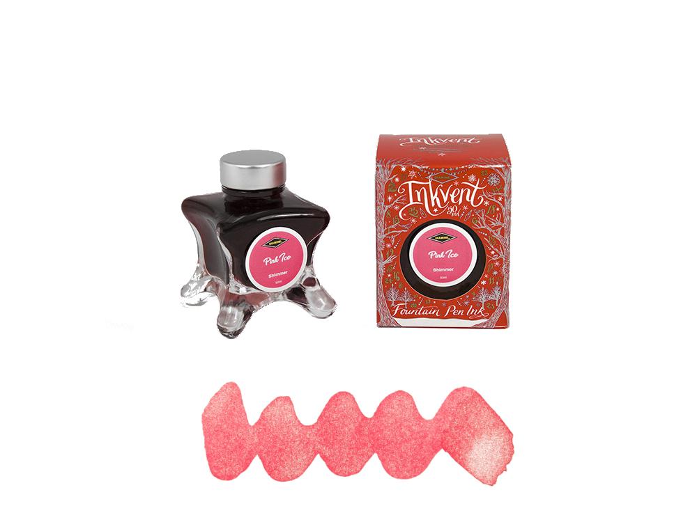 Diamine Pink Ice Ink Vent Red Ink Bottle, 50ml, Pink, Glass