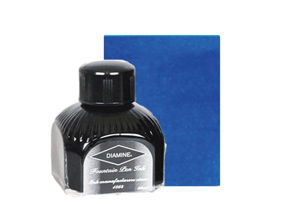 Diamine Ink Bottle Royal Blue, 80ml, Italyan crystal bottle