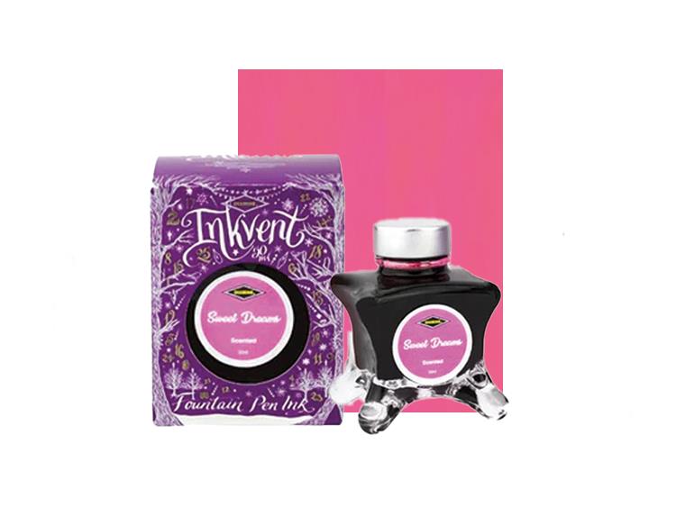 Diamine Sweet Dreams Ink Vent Purple Ink Bottle, 50ml, Scent, Pink