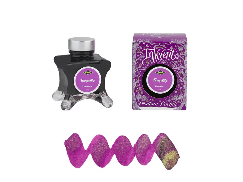 Diamine Tranquility Ink Vent Purple Ink Bottle, 50ml, Chamaleon, Purple