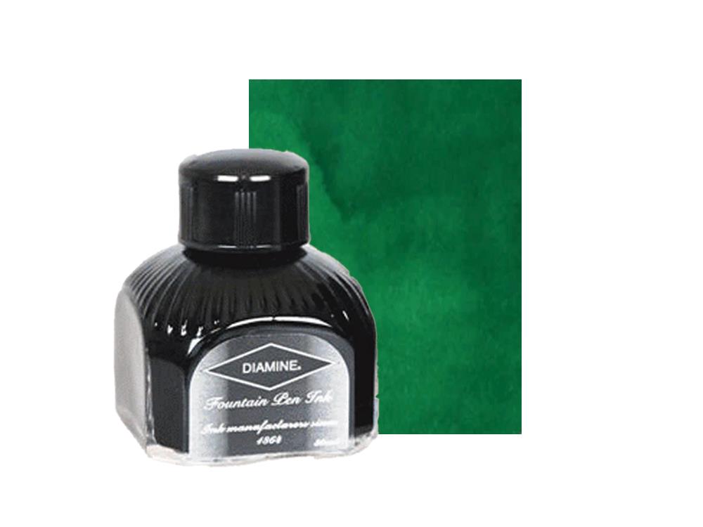 Diamine Ink Bottle Ultra Green, 80ml., Italyan crystal bottle