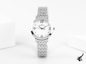 Delbana Dress Villanova Quartz Watch, White, 32 mm, 41701.613.1.514