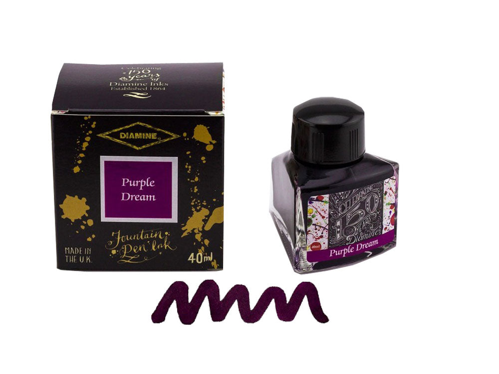 Diamine Ink Bottle, 40ml., Purple Dream, Crystal