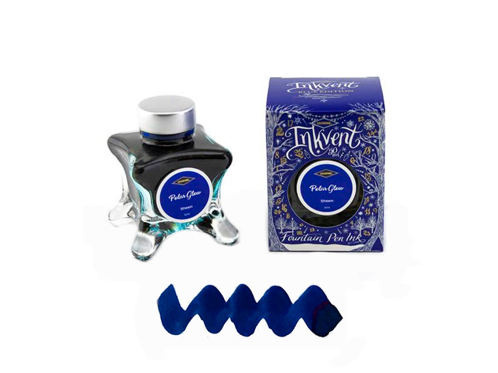 Diamine Ink Bottle Polar Glow, Ink Vent Blue, 50ml, Blue