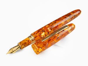 Esterbrook Estie Oversize Honeycomb Fountain Pen, Gold plated, E736