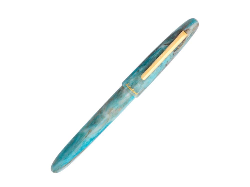 Esterbrook Estie Avalanche Fountain Pen, Diamond Cast, Blue, EAV9106