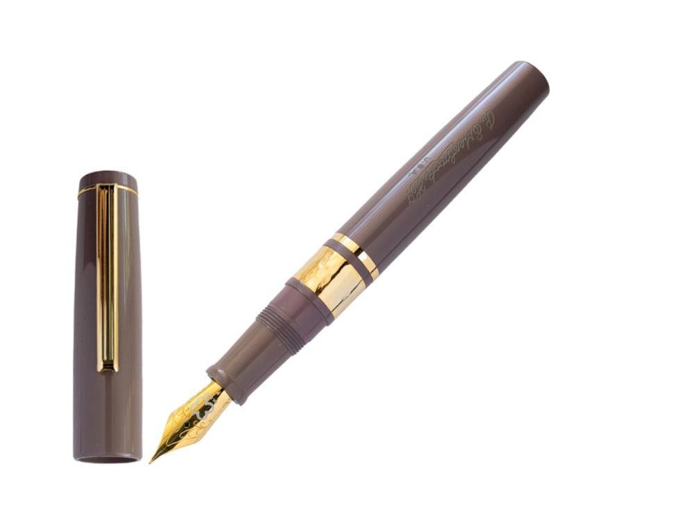 Esterbrook Model J Violet Ebonite Fountain Pen, Purple, Gold trim, EBJV