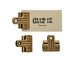 Esterbrook Eclipse 3-Piece Clip Set, Metal, Gold plated, Golden, ECL-GOLD