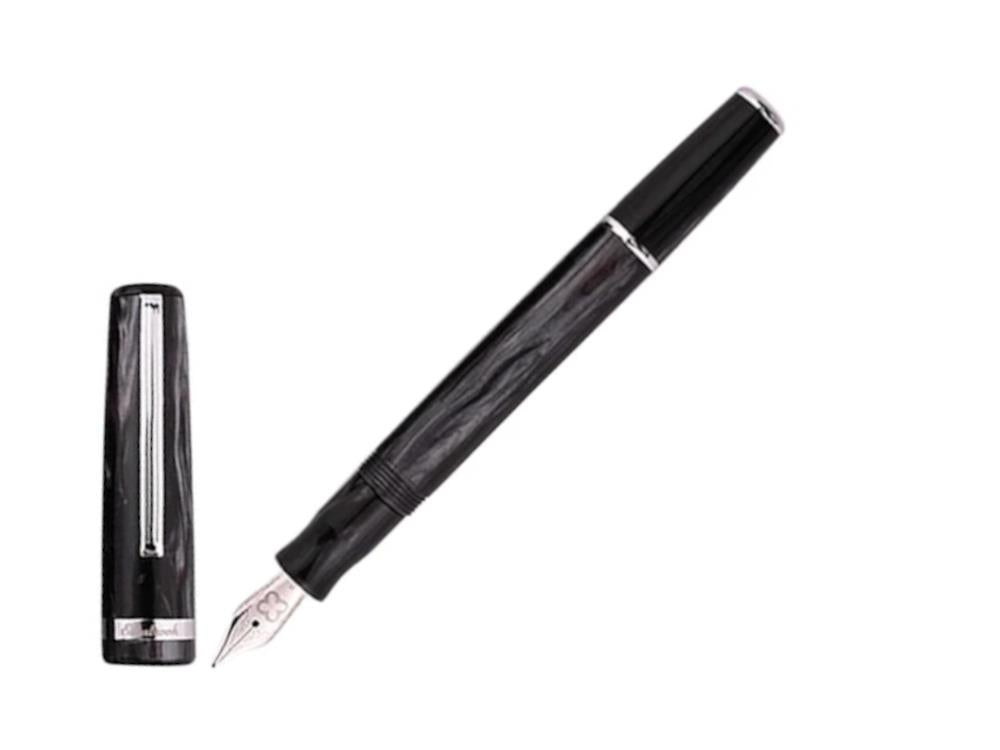 Esterbrook JR Tuxedo Fountain Pen, Marbled resin, Black, EJR-BLACK