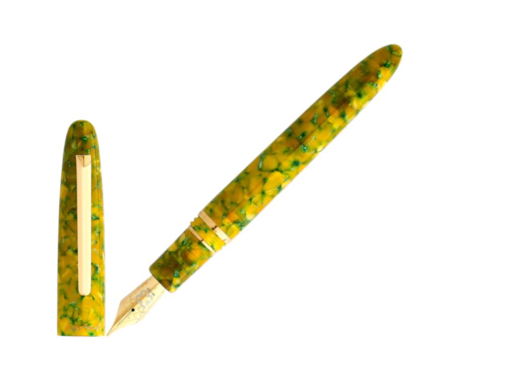 Esterbrook Estie Rainforest Fountain Pen, Gold plated, ERF3206