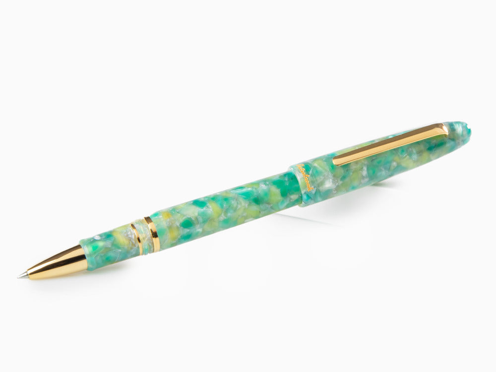 Esterbrook Estie Sea Glass Rollerball pen, Resin, Green, Gold plated, ESG817