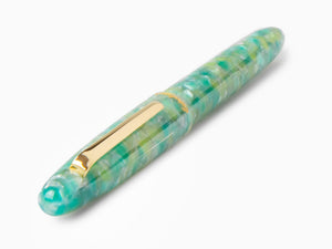 Esterbrook Estie Sea Glass Rollerball pen, Resin, Green, Gold plated, ESG817