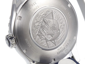 Eterna KonTiki Diver Gent Automatic Watch, SW 200, 44mm, SIlicon strap, Blue