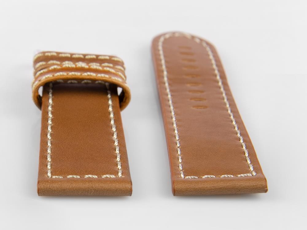 Glycine, Leather strap, 24mm, Brown, LB7BHOL-24