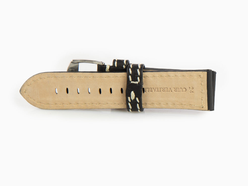 Glycine, Leather strap, 23mm., Brown, LB9BXS-24