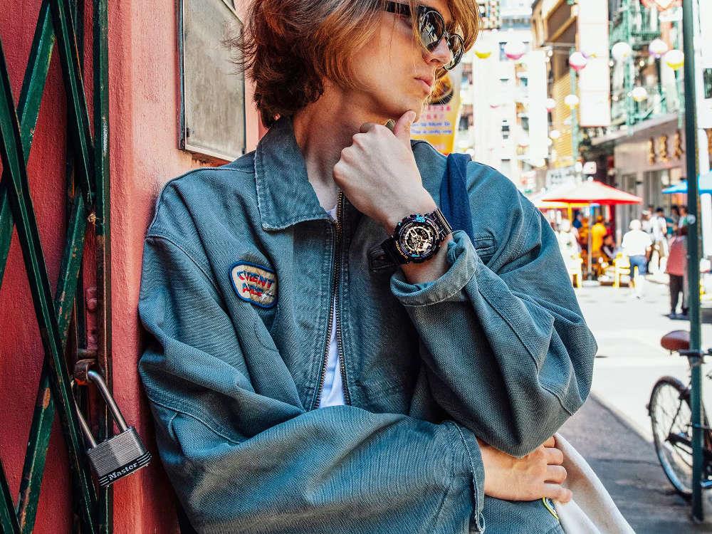 G-SHOCK Casio Classic Quartz Watch, Resin, Black, 55 × 51.2mm, GA-110GB-1AER