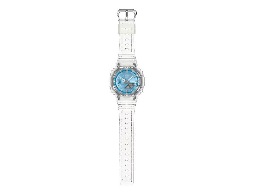 G-SHOCK Casio Classic Bright Metallic Quartz Watch, Blue, GA-2100BM-7A2ER