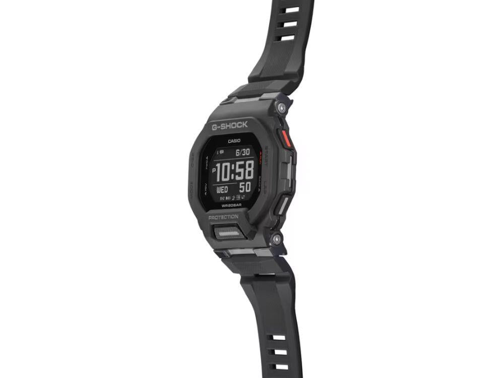 G-SHOCK Casio G-Squad Quartz Watch, Resin, Black, GBD-200-1ER