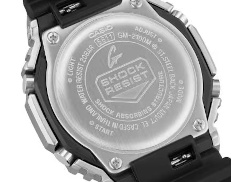 G-SHOCK Casio G-Steel Quartz Watch, Black, Chronograph, GM-2100M-1AER