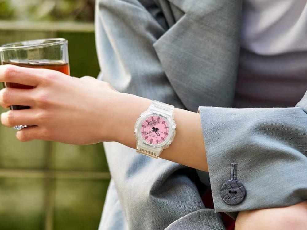 G-SHOCK Casio Classic Quartz Watch, Resin, Pink, GMA-P2100SR-7AER