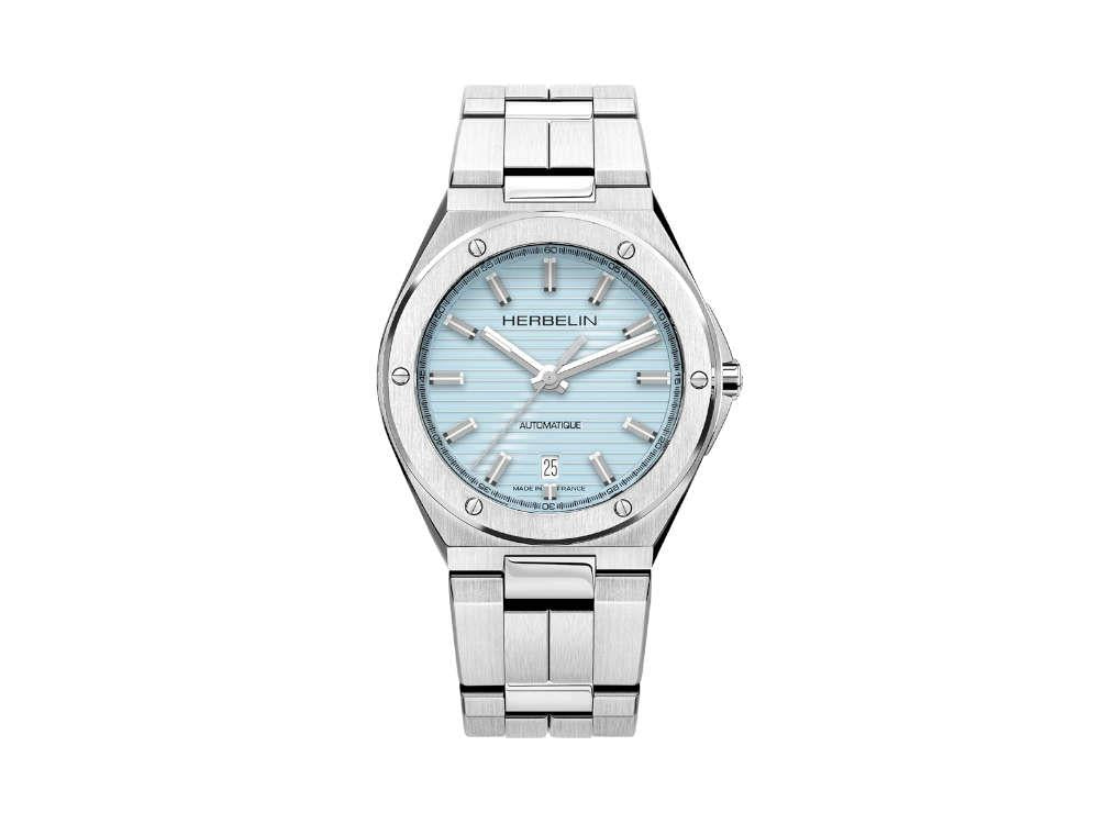 Herbelin Cap Camarat Automatic Watch, Stainless Steel, Blue, 40.5 mm, 1645B25