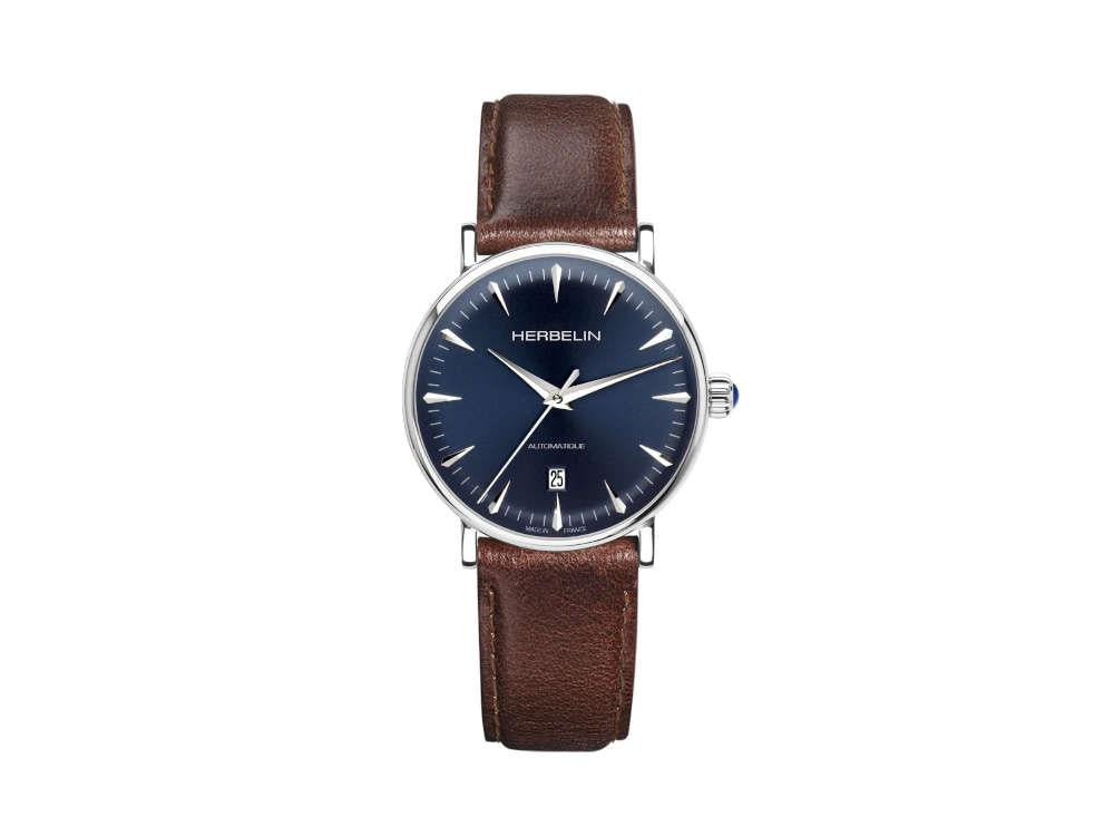 Herbelin Inspiration Automatic Watch, Blue, 40 mm, Day 1647AP15BR