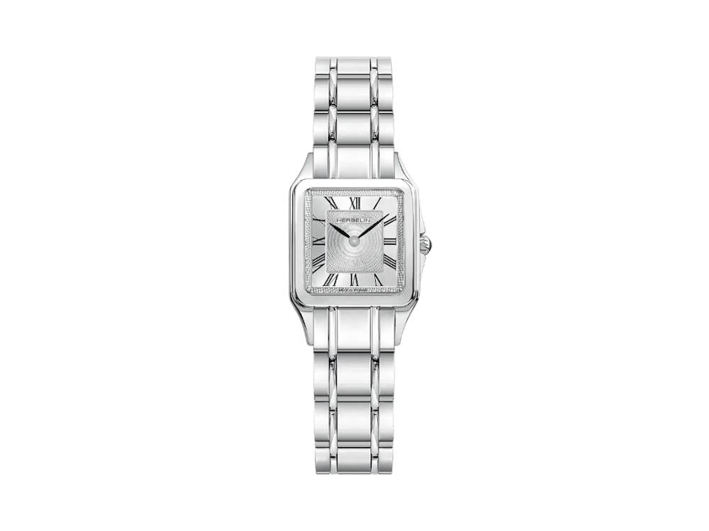 Herbelin Luna Quartz Watch, Stainless Steel 316L, White, 24 mm, 17457B01