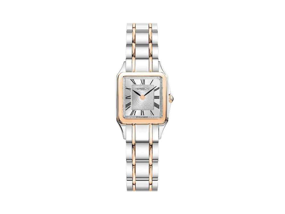 Herbelin Luna Quartz Watch, Stainless Steel, Silver, 24 mm, 17457BTR01