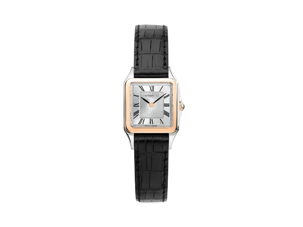 Herbelin Luna Quartz Watch, Stainless Steel 316L, White, 24 mm, 17457TR01