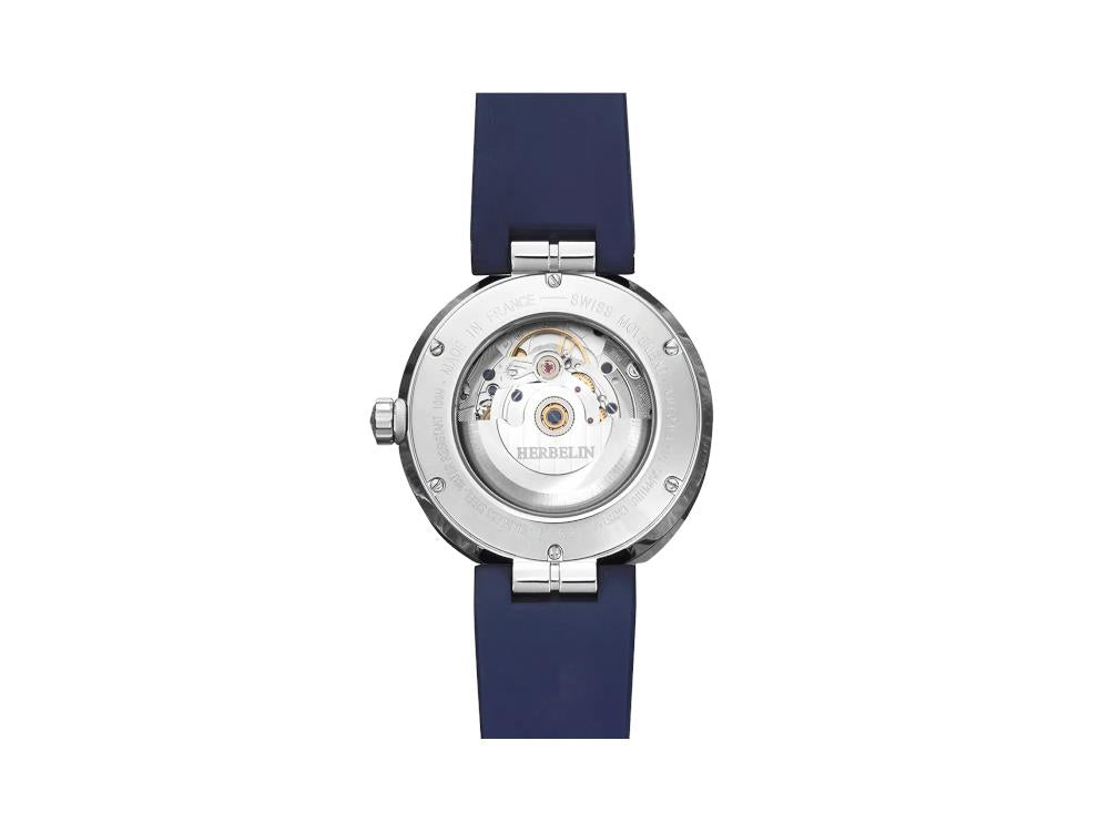 Herbelin Newport Automatic Watch, Blue, 42 mm, Day, 1768A15CB