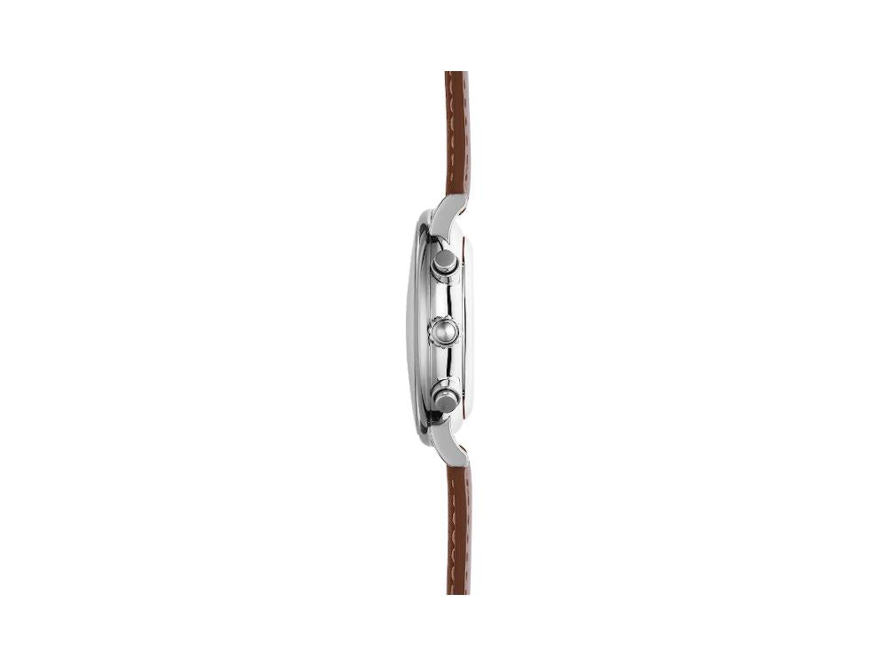 Herbelin Inspiration Quartz Watch, Stainless Steel 316L, Cream, 35647AP12GD