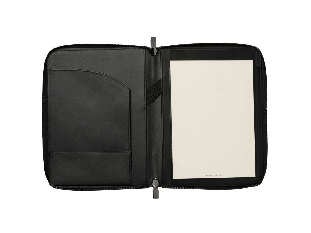 Set Hugo Boss Pure Tire Rollerball pen, Conference folder A5, Black, HPMR902