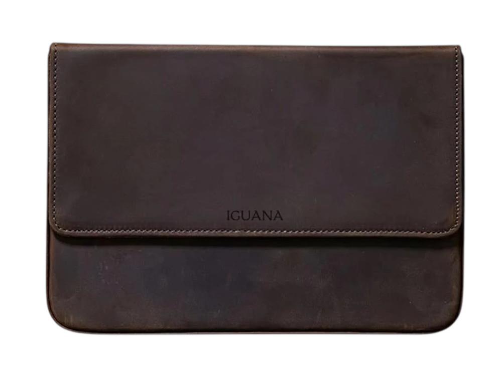 Iguana Pen Case Brown, 12 Writing Items