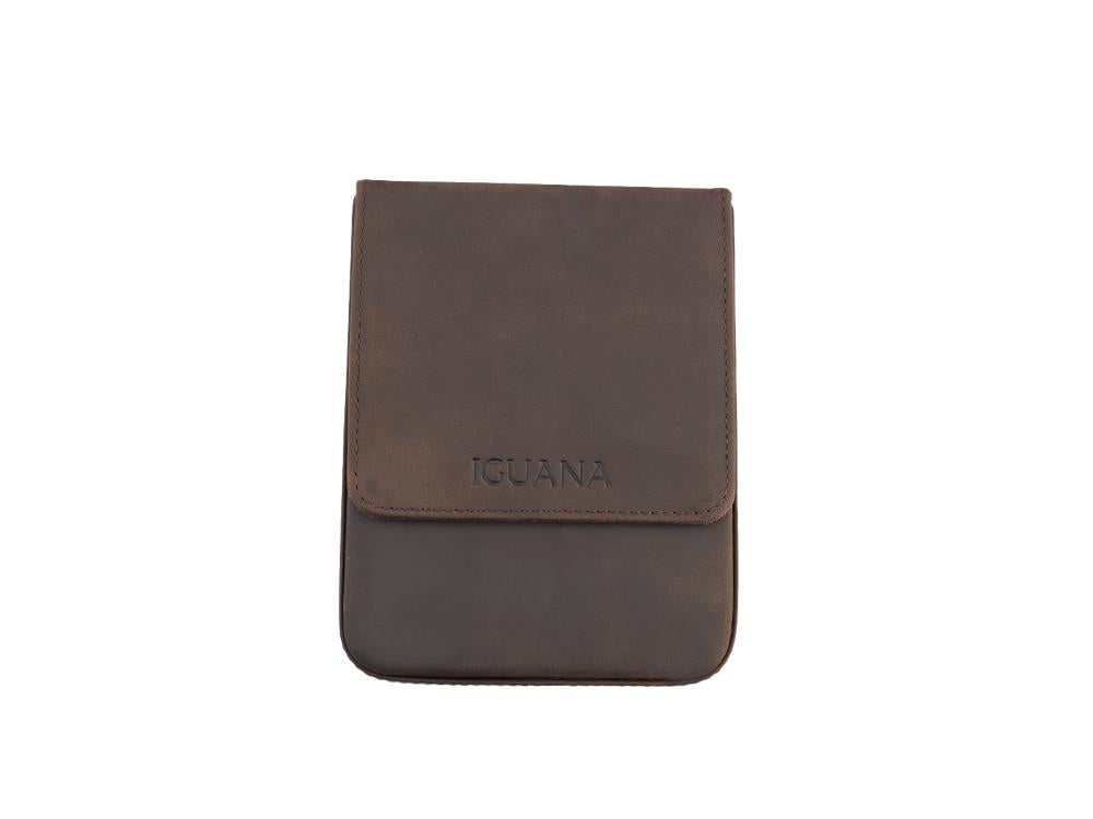 Iguana Pen Case Brown 6, PEN-CASE-BROWN-6