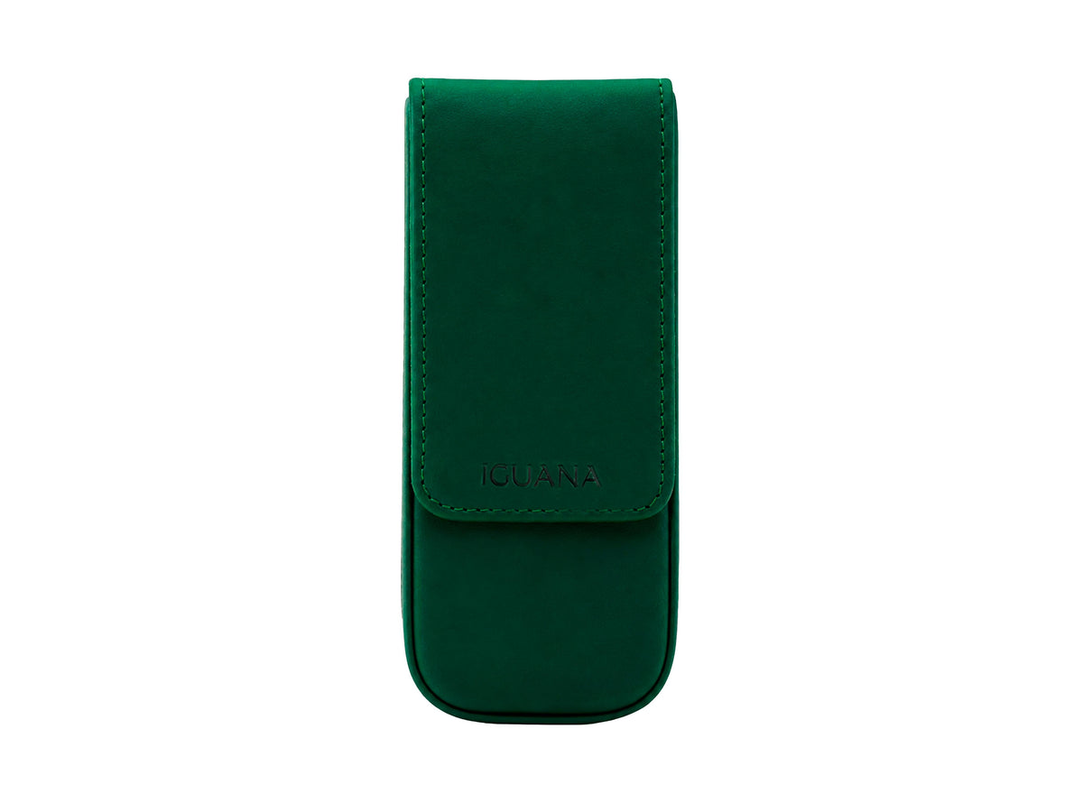 Iguana Pen Case Green for 3 writing items, PEN-CASE-GREEN-3
