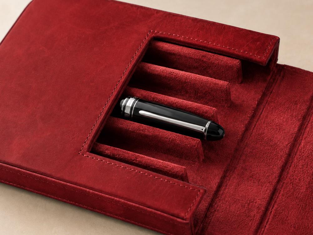 Iguana Pen Case Red 6, PEN-CASE-RED-6