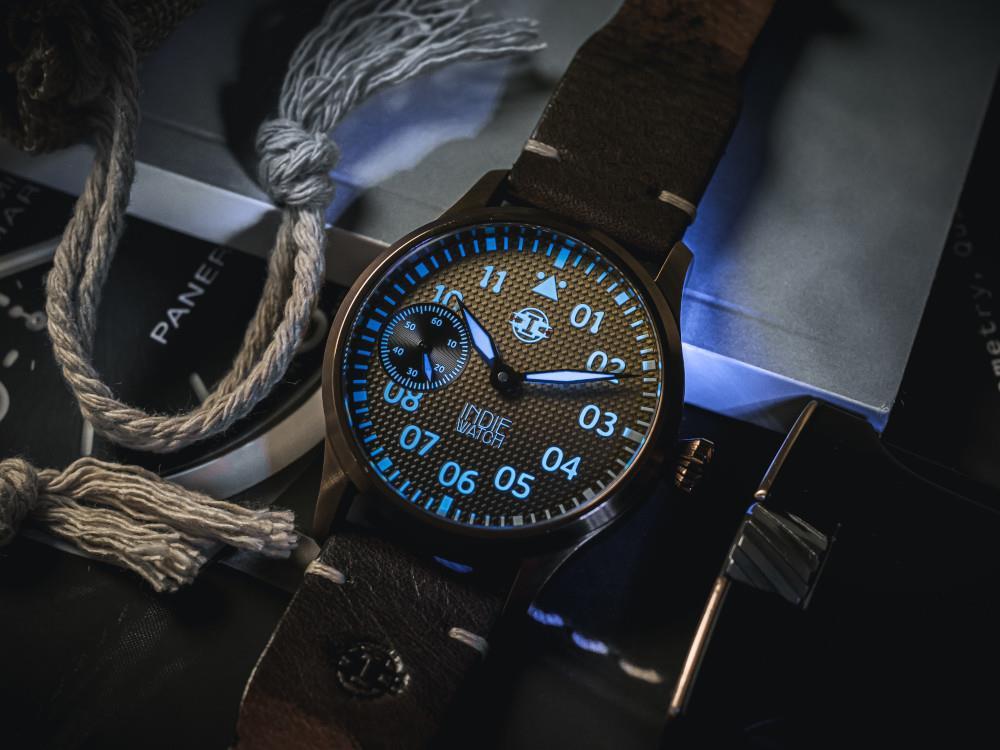 Indie Watch Swell Automatic Watch, PVD Bronze, Yellow, 42 mm, 257BB