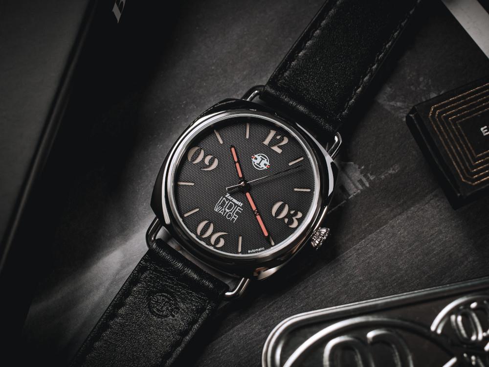 Indie Watch Zermatt Automatic Watch, Black, 44 mm, 31B