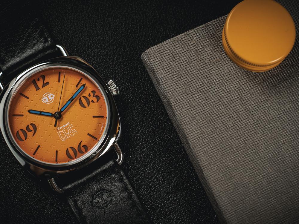 Indie Watch Zermatt Automatic Watch, Orange, 44 mm, 31K