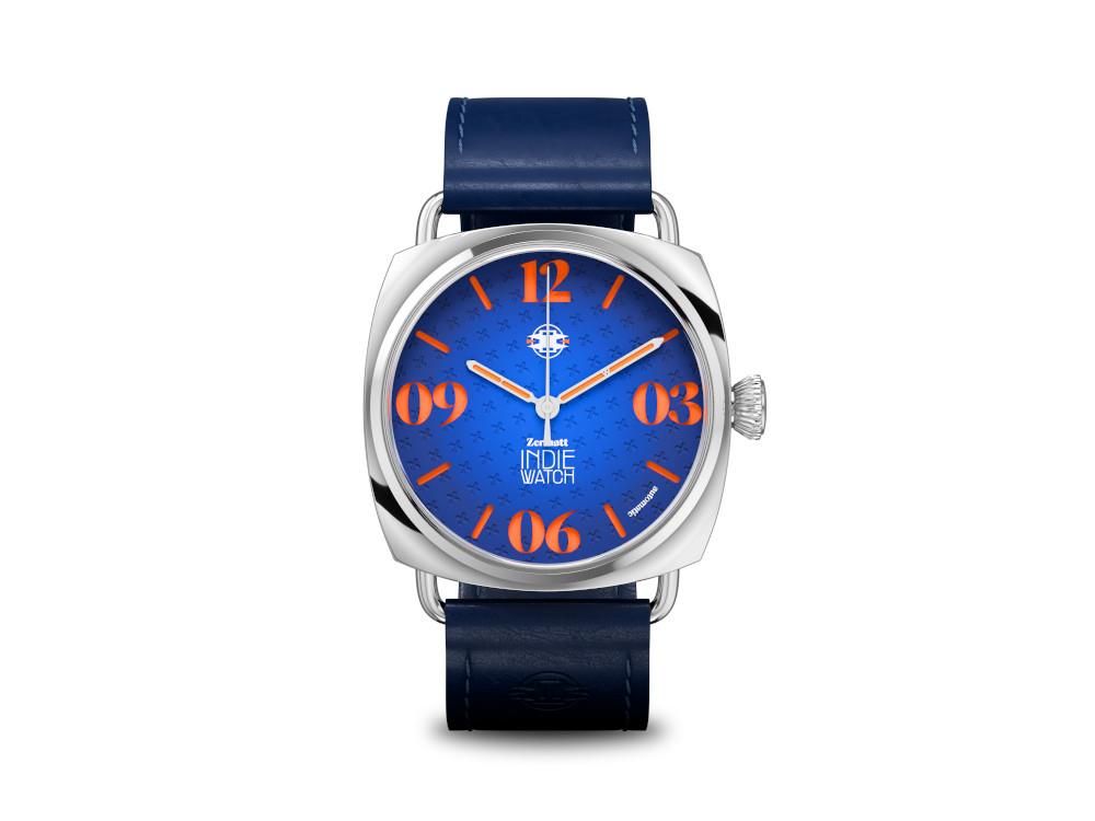 Indie Watch Zermatt Automatic Watch, Blue, 44 mm, 31Z