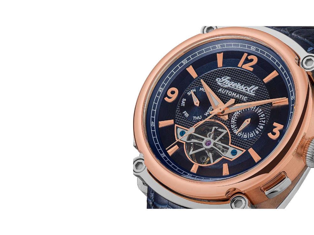 Ingersoll 1892 Michigan Automatic Watch Stainless Steel 316L Blue I Iguana Sell UK