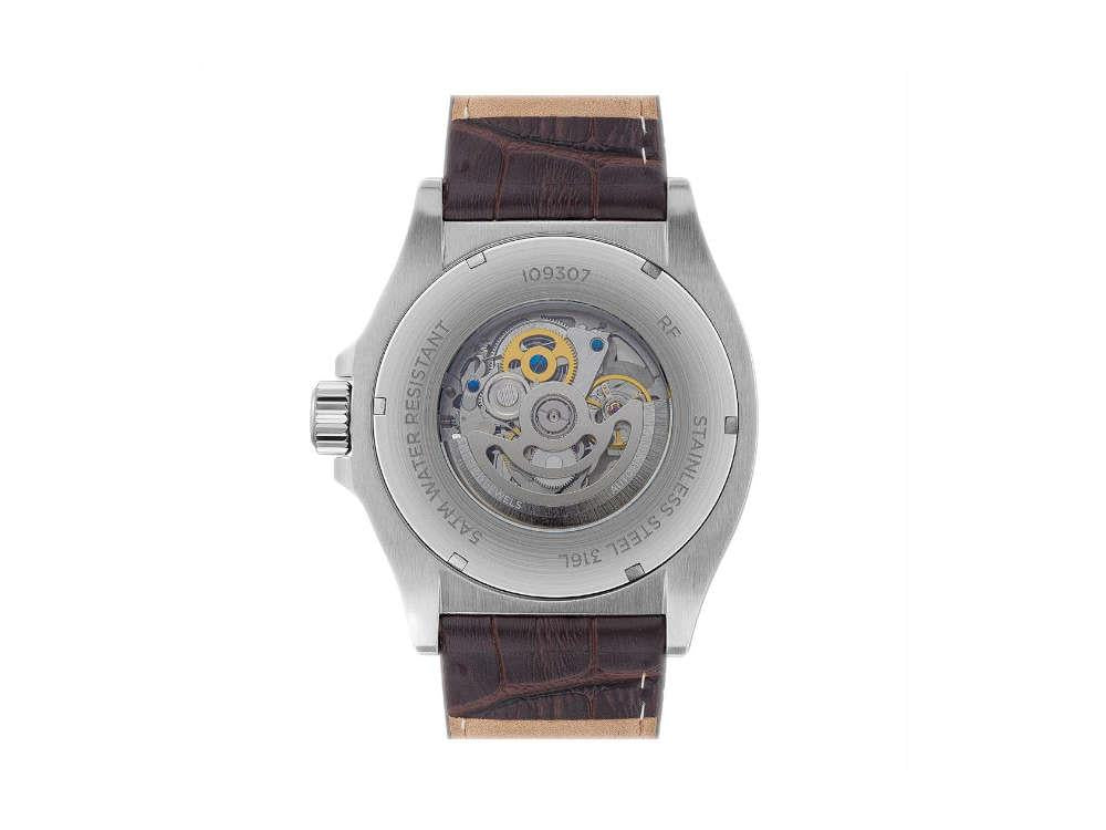 Ingersoll 1892 Orville Automatic Watch, 46 mm, White, Leather strap, I09307