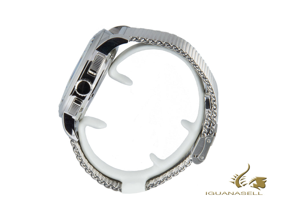 Ingersoll Regent Quartz Watch, Chronograph, 47mm, Black, Mesh strap, I00103