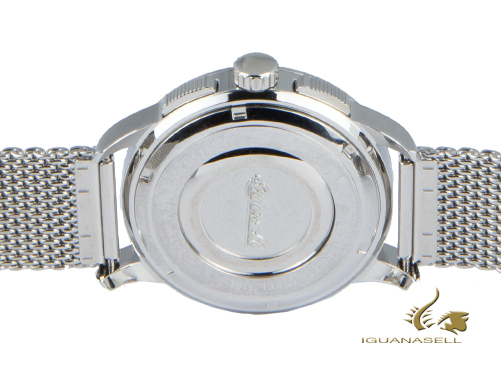 Ingersoll Regent Quartz Watch, Chronograph, 47mm, Black, Mesh strap, I00103