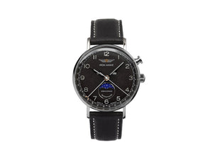 Iron Annie Amazonas Impression Moonphase Quartz Watch, Black, 41 mm, 5976-2