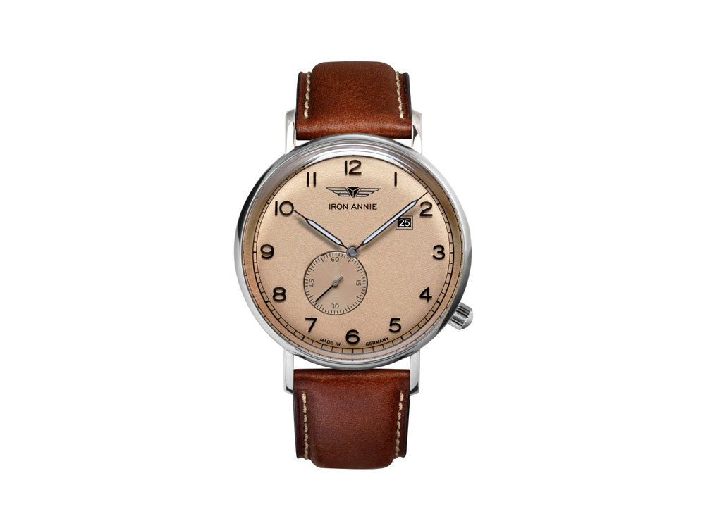 Iron Annie Amazonas Impression Quartz Watch, Brown, 41 mm, Date, 5934-3