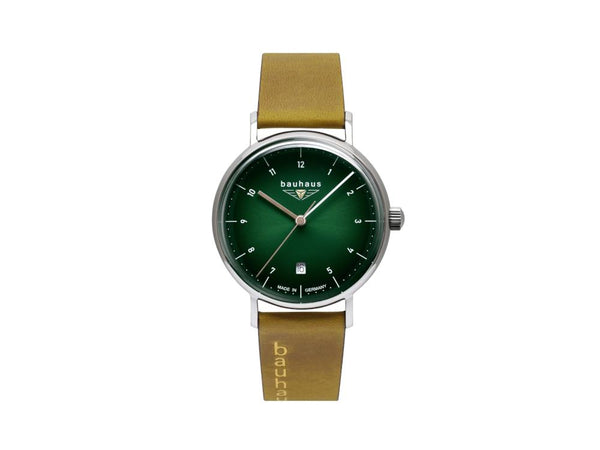 Bauhaus Ladies Quartz Watch Green 36 mm Day 2141 4