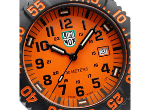 Luminox G Collection Sea Lion Quartz Watch Orange CARBONOX 43 mm Iguana Sell UK