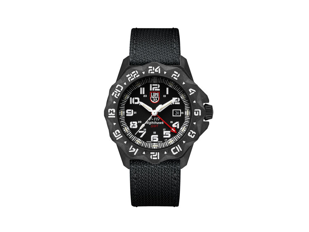 Luminox Air F-117 Nighthawk Quartz Watch, CARBONOX, Black, 44mm, 20atm, XA.6441